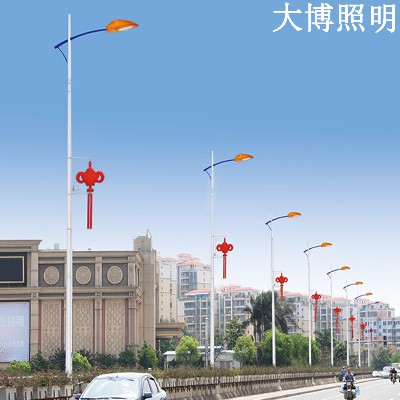 大博照明 LED路燈 批發戶外防腐防銹熱鍍鋅中國結路燈