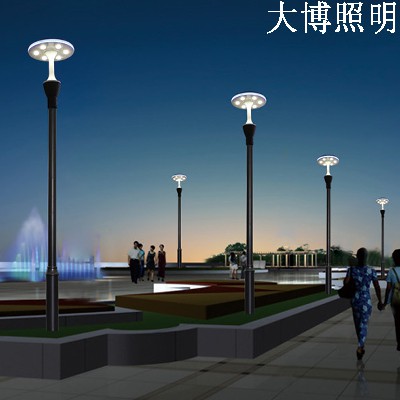 UFO高塔燈造型鋁制特色園林小區廣場亮化LED庭院燈廠家批發