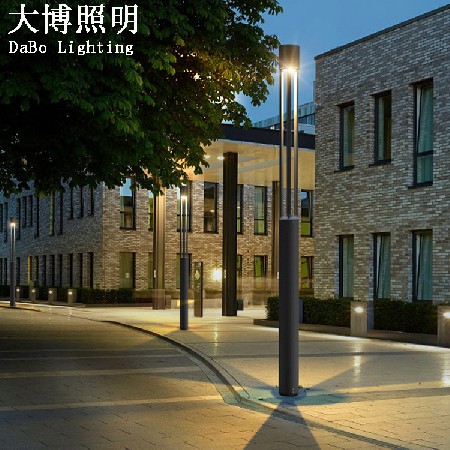 led景觀燈鋁制圓柱現代庭院燈特色光影效果小區廣場園林廠家批發